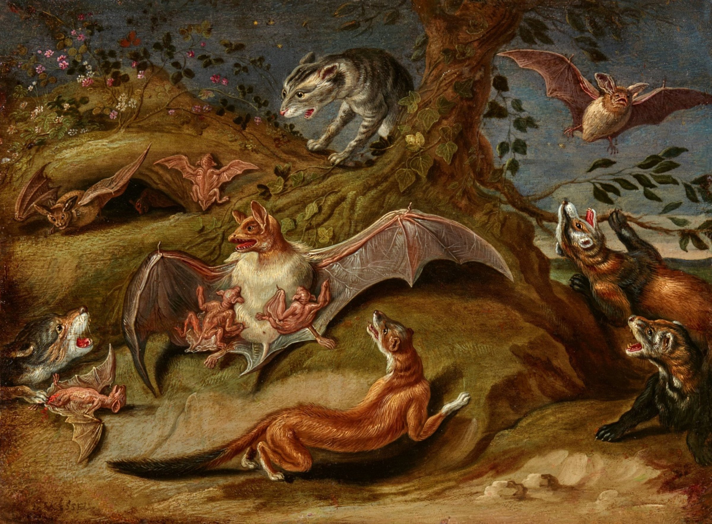 Allegory of Night by Jan van Kessel the Elder
