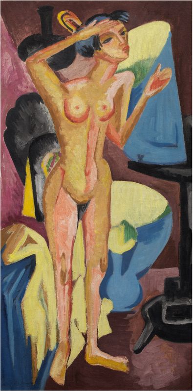 NUDE AT THE MIRROR