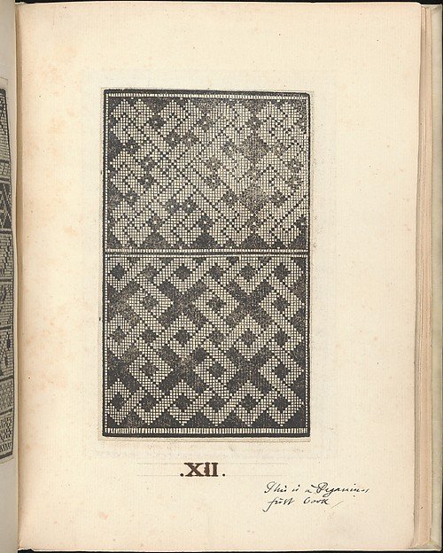 Esemplario di lavori, page 12 (recto) by Nicolò Zoppino