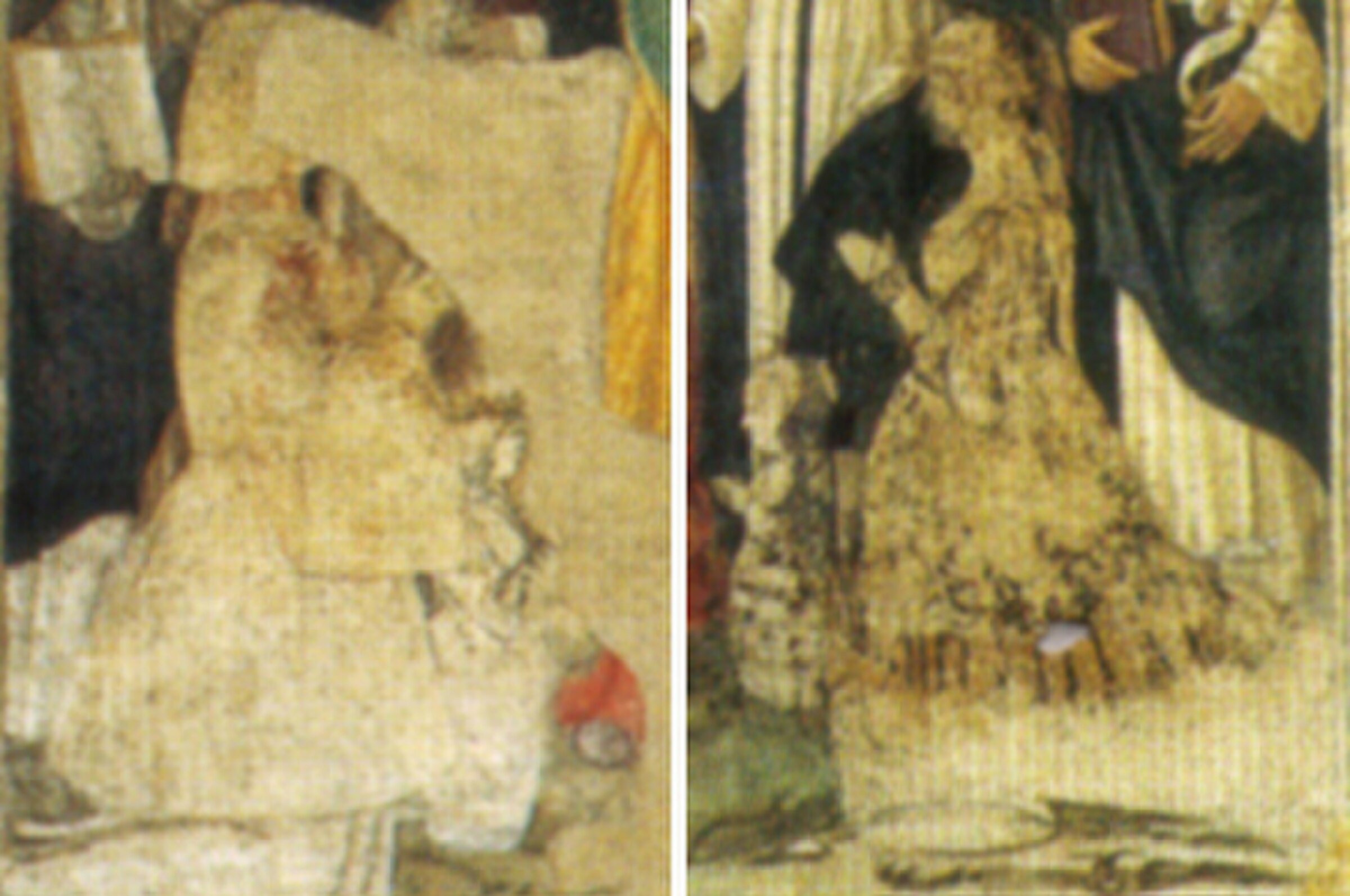 Sforza Family portraits in Santa Maria delle Grazie by Leonardo da Vinci by Leonardo da Vinci