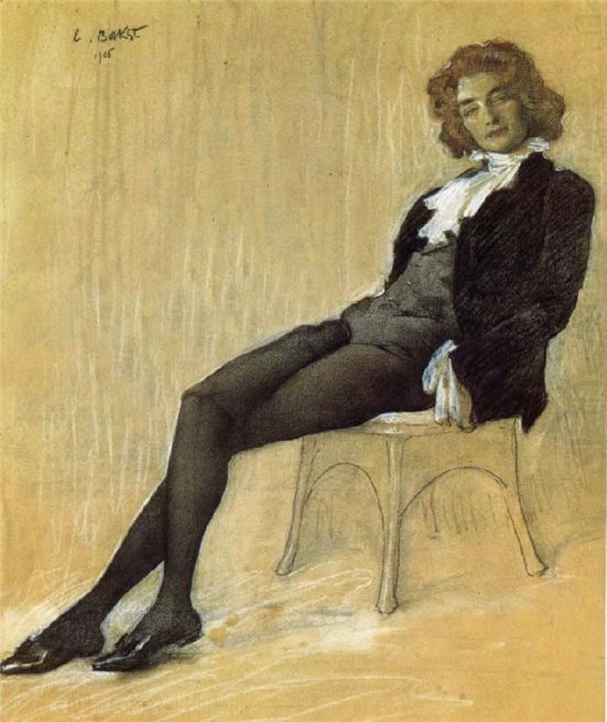 Portrait of inaida Gippius — 1906