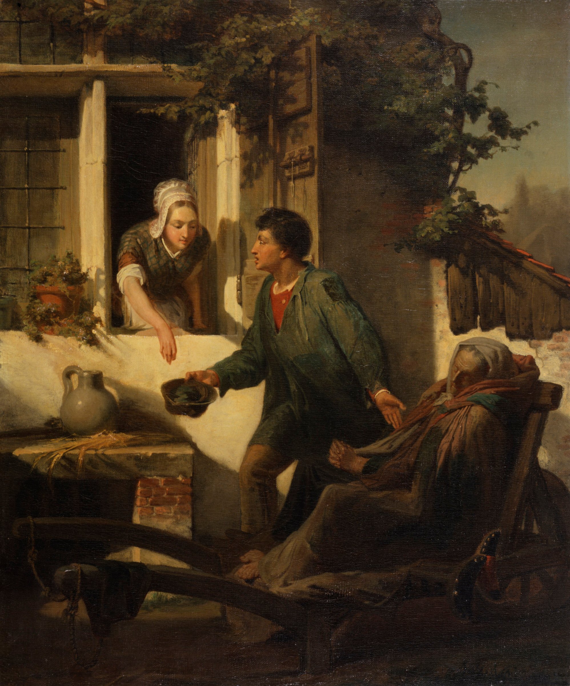 The Blind Beggar by Sir Lawrence Alma-Tadema