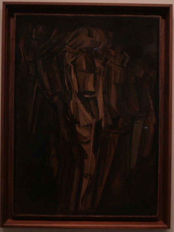 Nude (Study), Sad Young Man on a Train