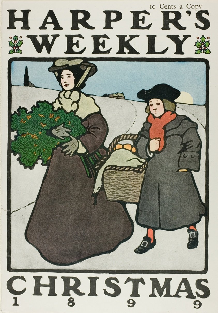 Harper's Weekly-Christmas, 1899 by William H. Bradley