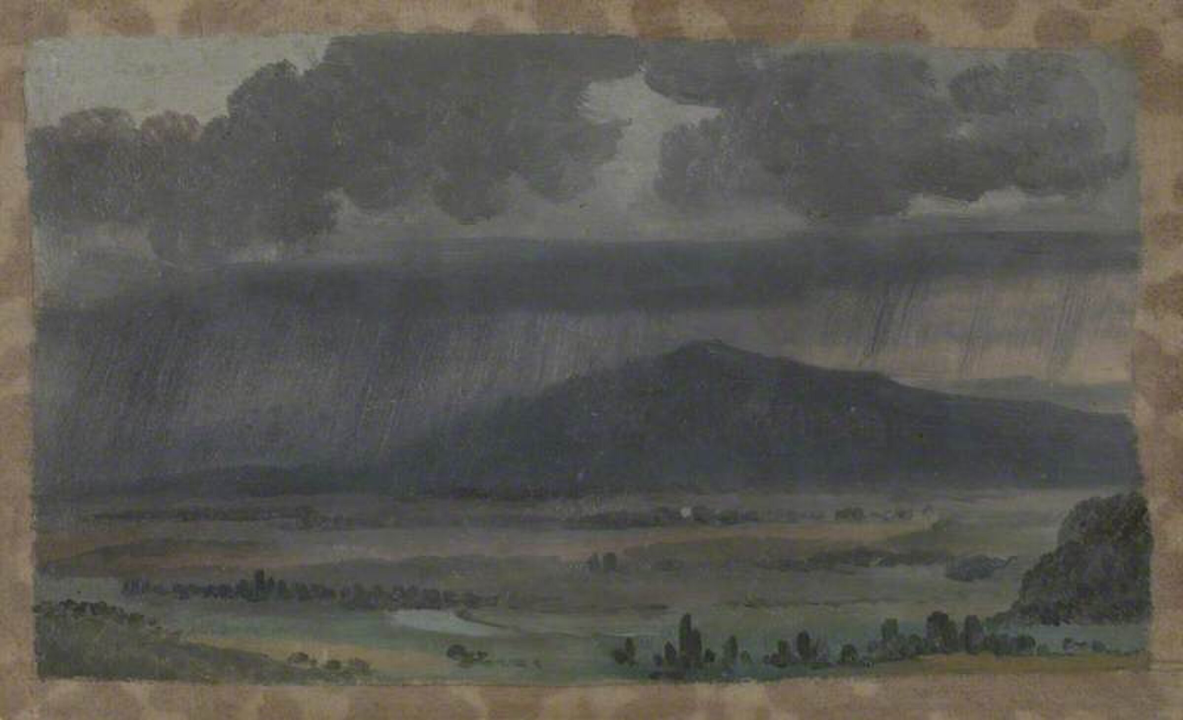 View of the Roman Campagna by George Augustus Wallis