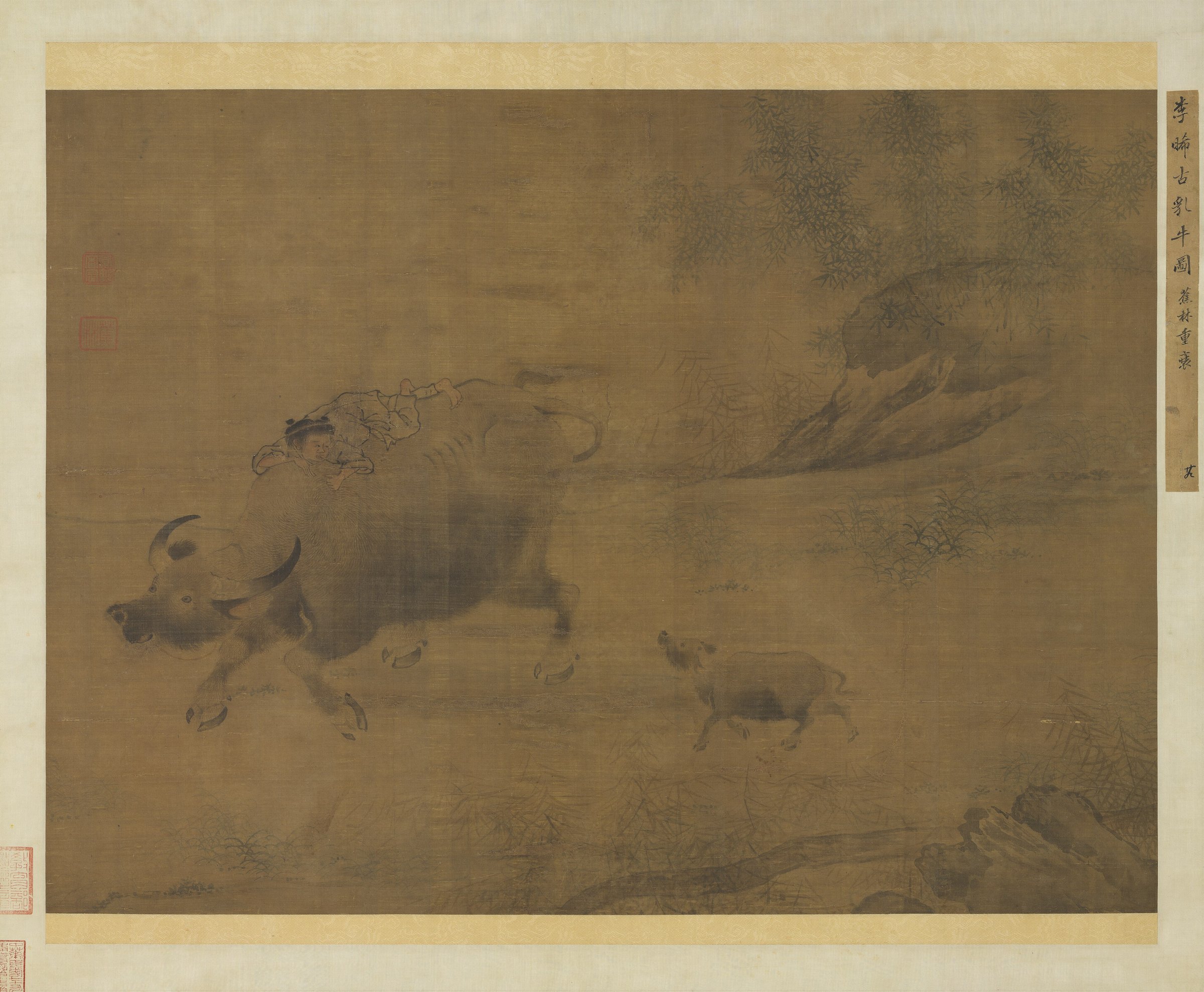 Oxen by Li Tang