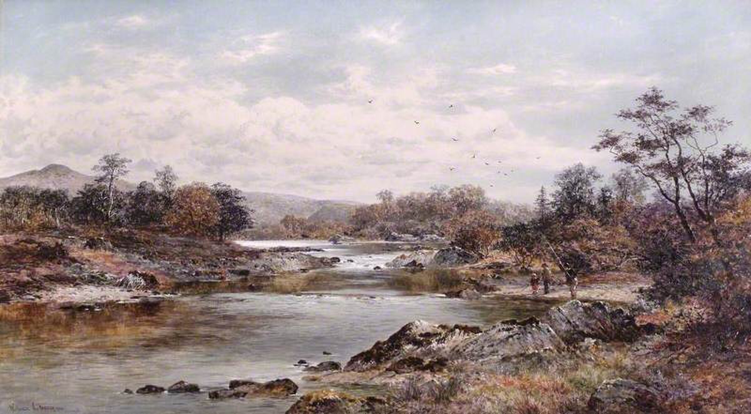 Landscape with a River by William Hart