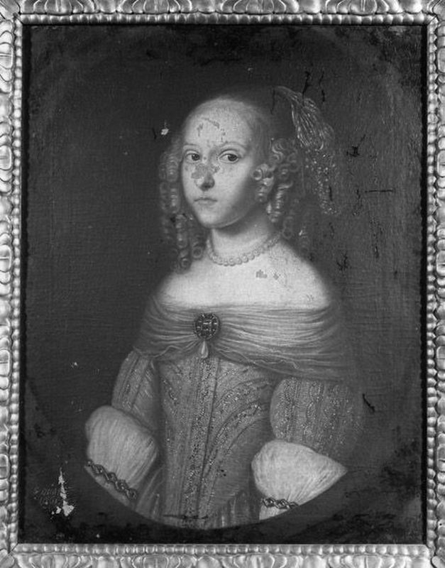 Portrait of a woman, possibly Sophia Eleonore of Hesse-Darmstadt, Landgravine of Hesse-Homburg (1634-1663)