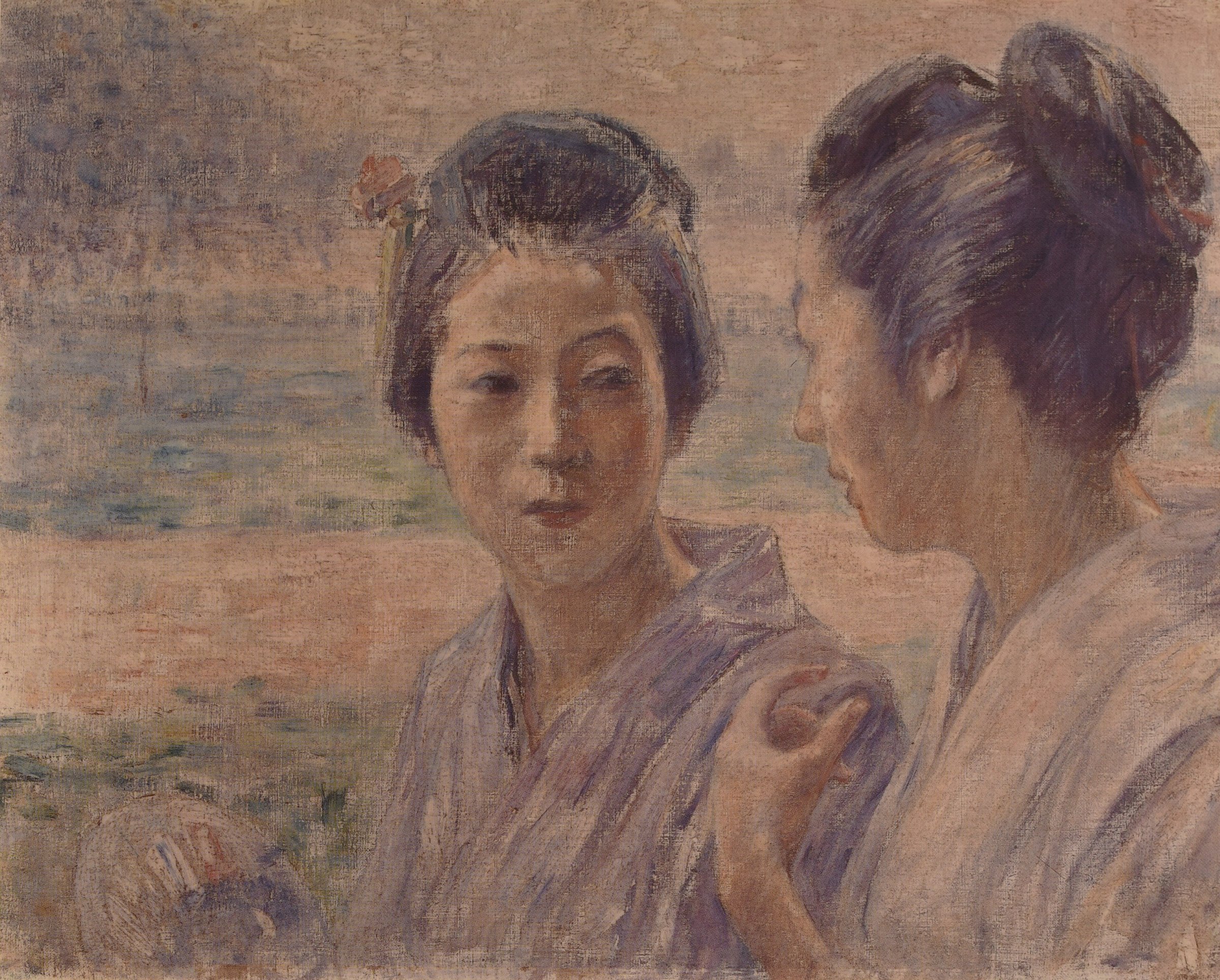 A Stroll by Fujishima Takeji