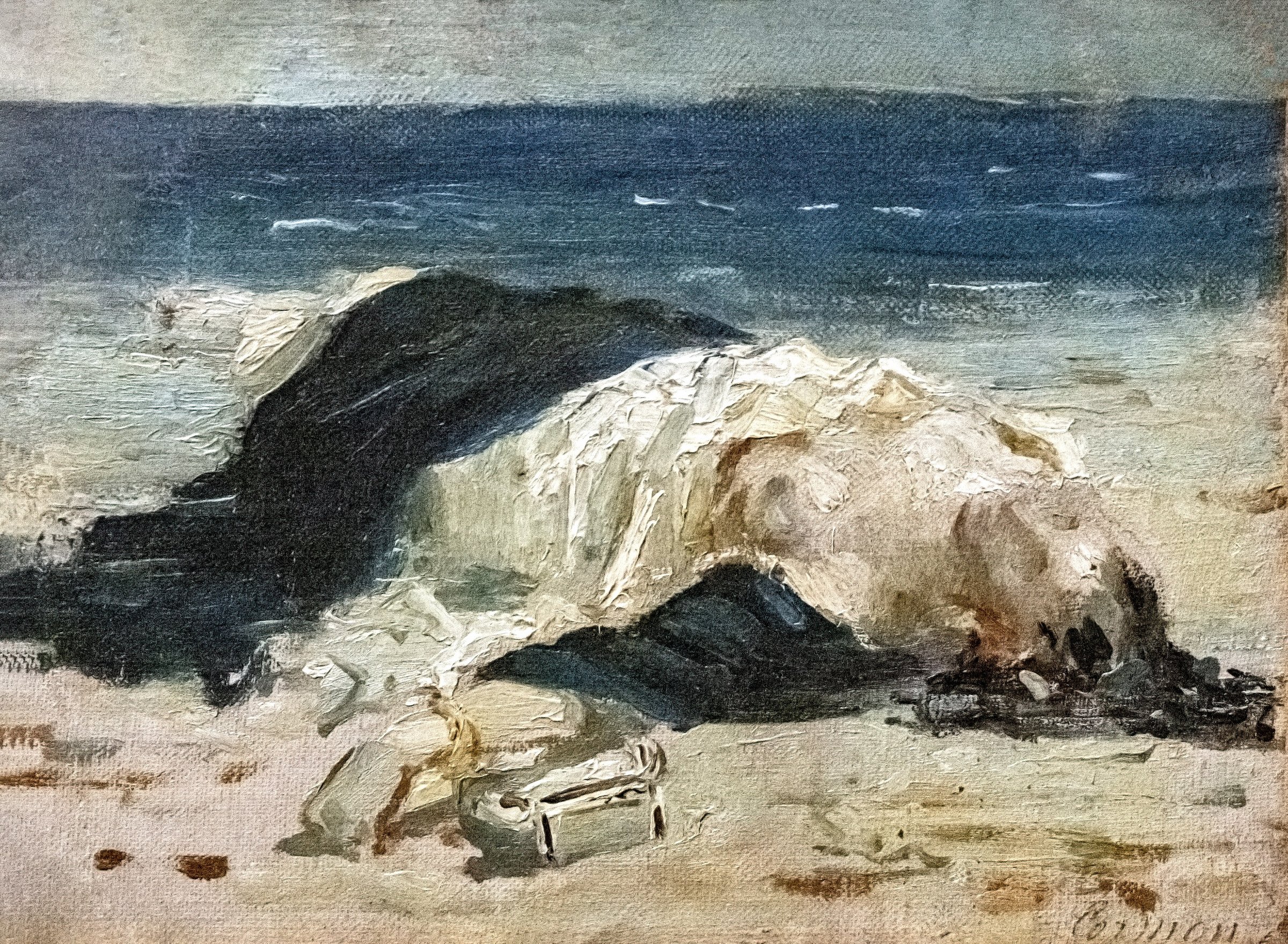 Woman on a beach by Fernand Cormon