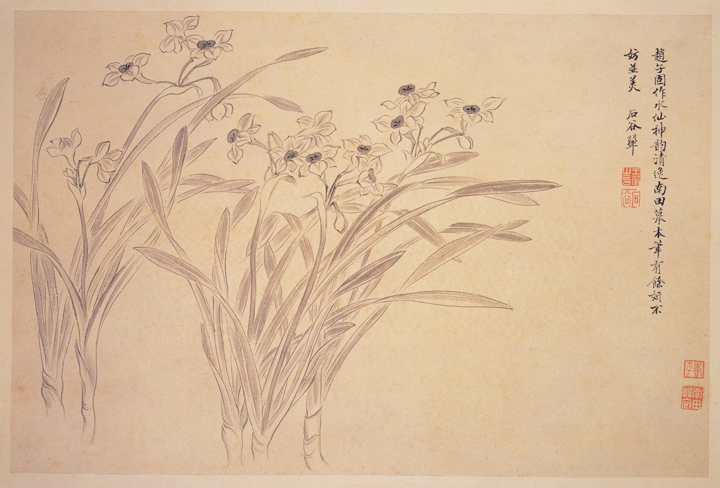 Narcissi by Yun Shouping