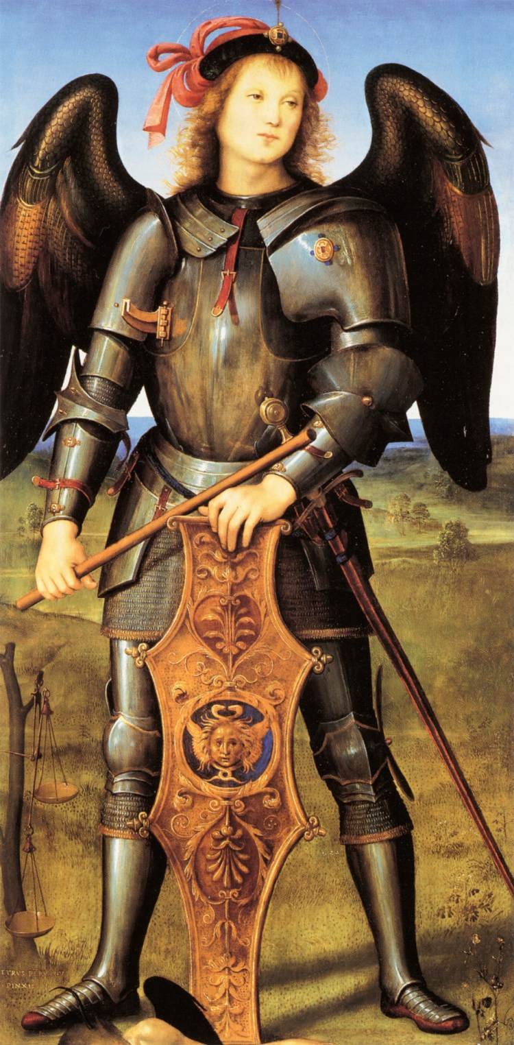 The Archangel Michael by Master of the View of Saint Gudula