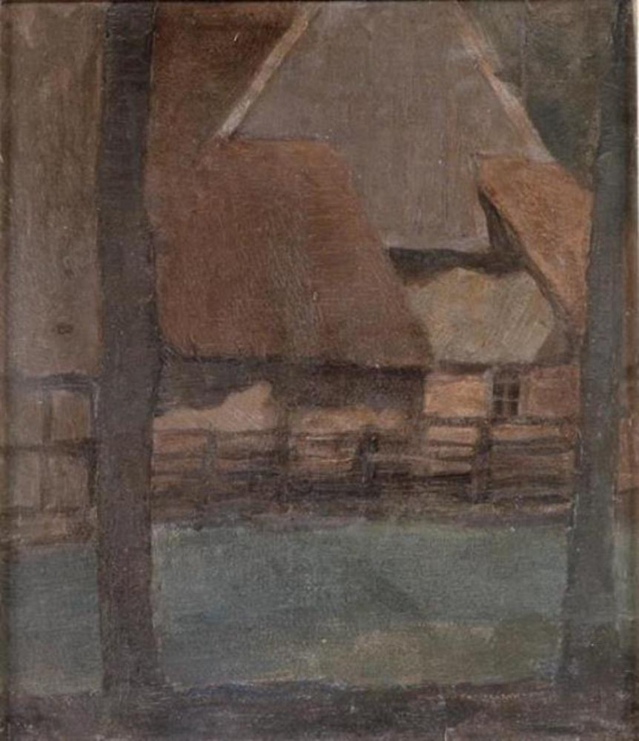 Rear gable of an Achterhoek farm building — 1906