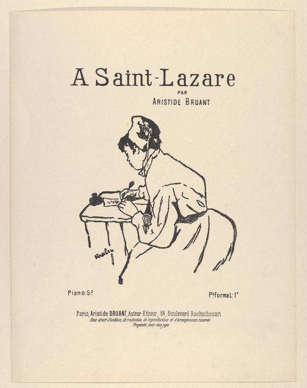 A Saint-Lazare par Aristide Bruant