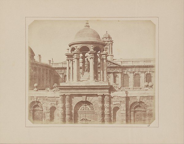 Entrance Gateway, Queen's College, Oxford by William Henry Fox Talbot