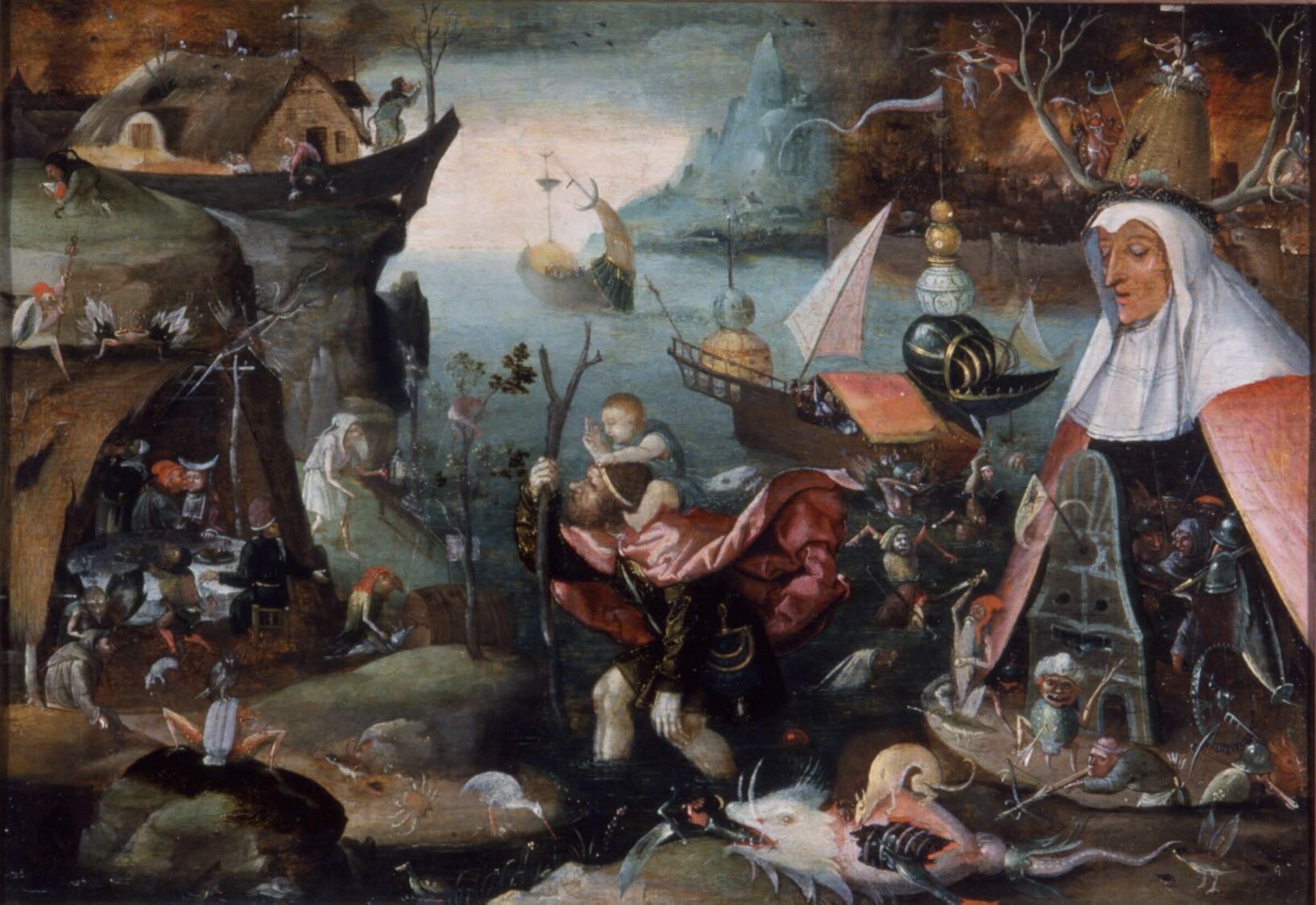 Saint Christopher by Hieronymus Bosch