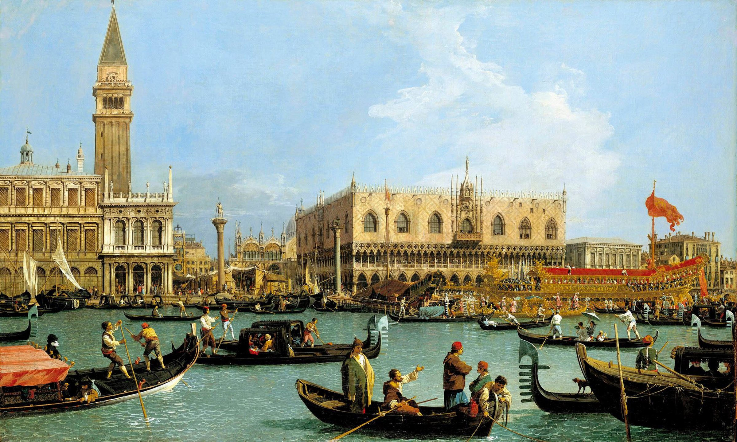 Venice: The Bacino di San Marco on Ascension Day by Canaletto