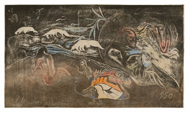 L’univers est créé (The Universe Is Being Created), from the Noa Noa Suite