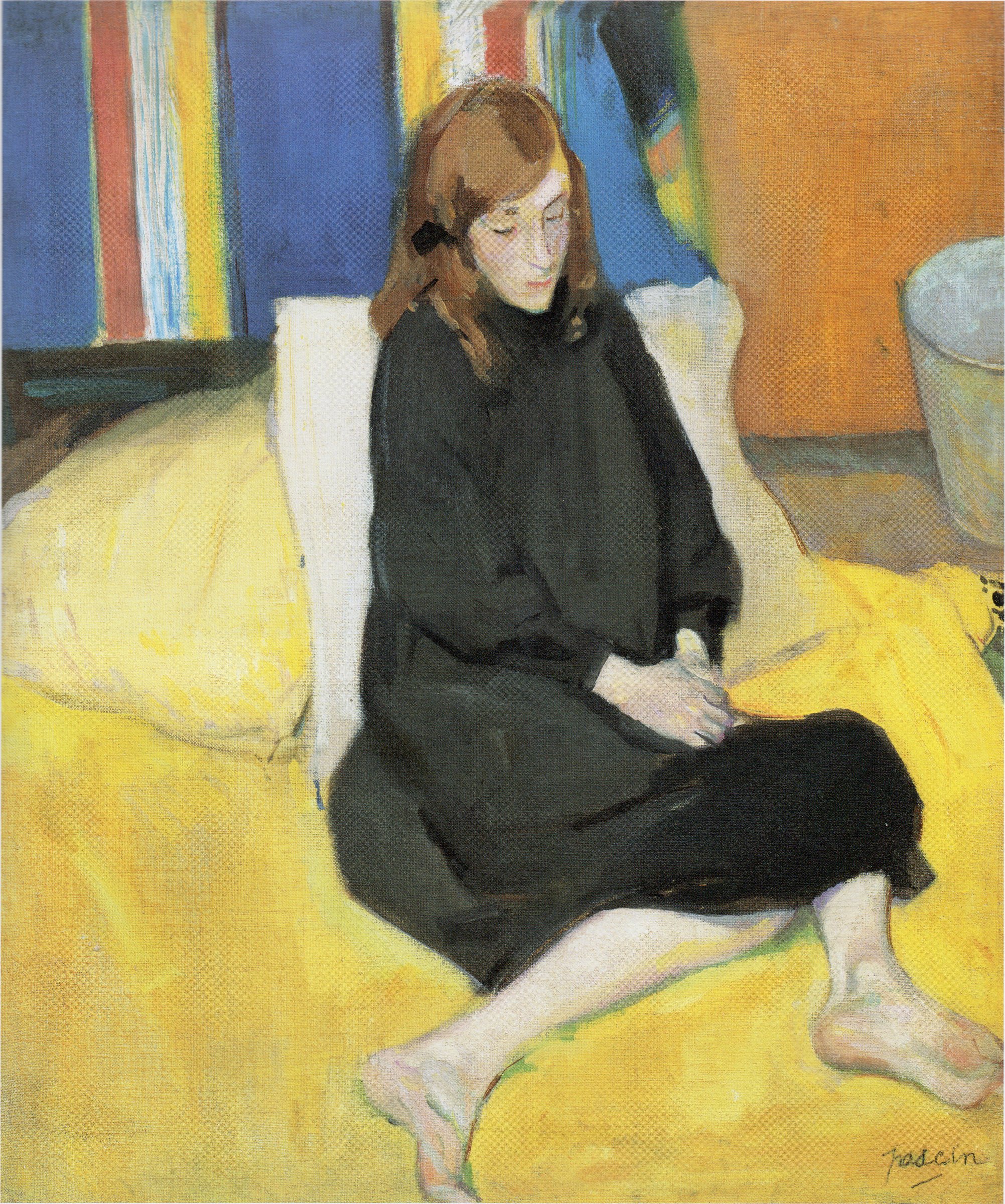 Schoolgirl by Jules Pascin