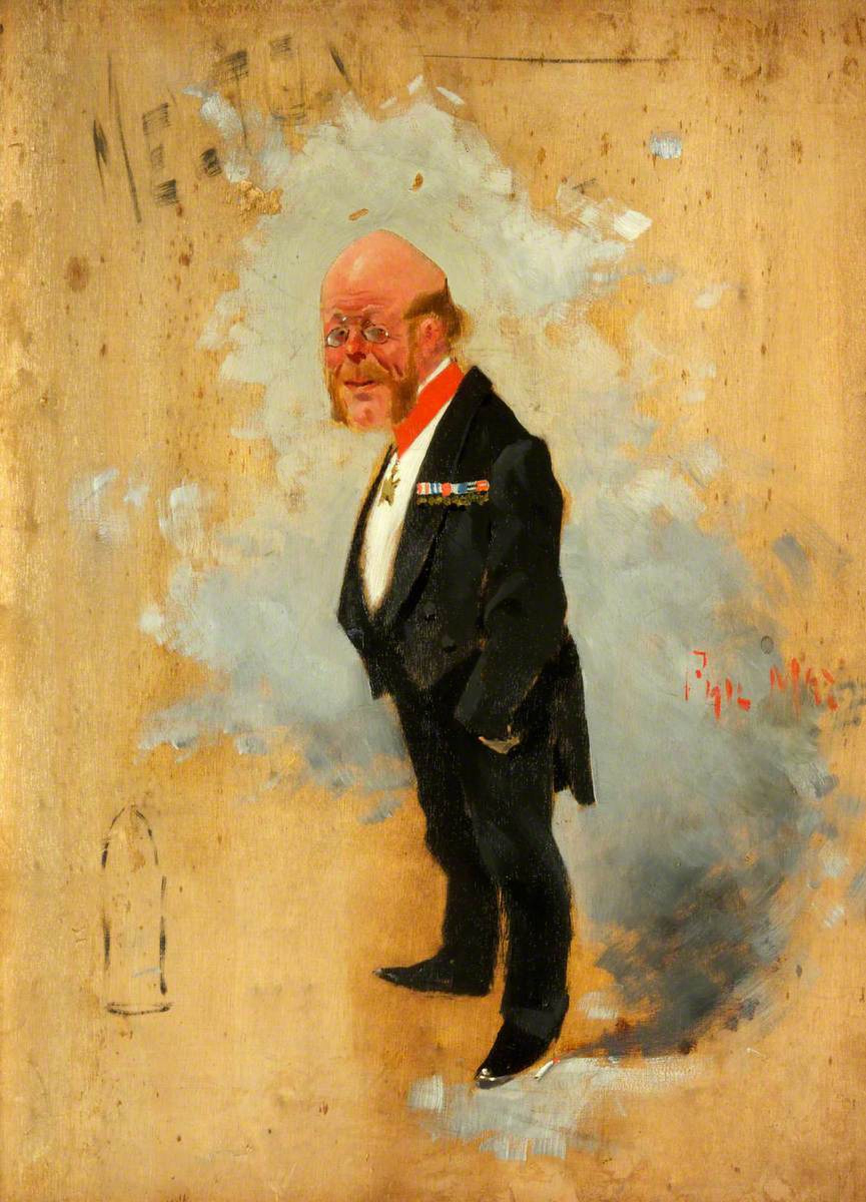 Melton Prior (1845–1910) by Phil May