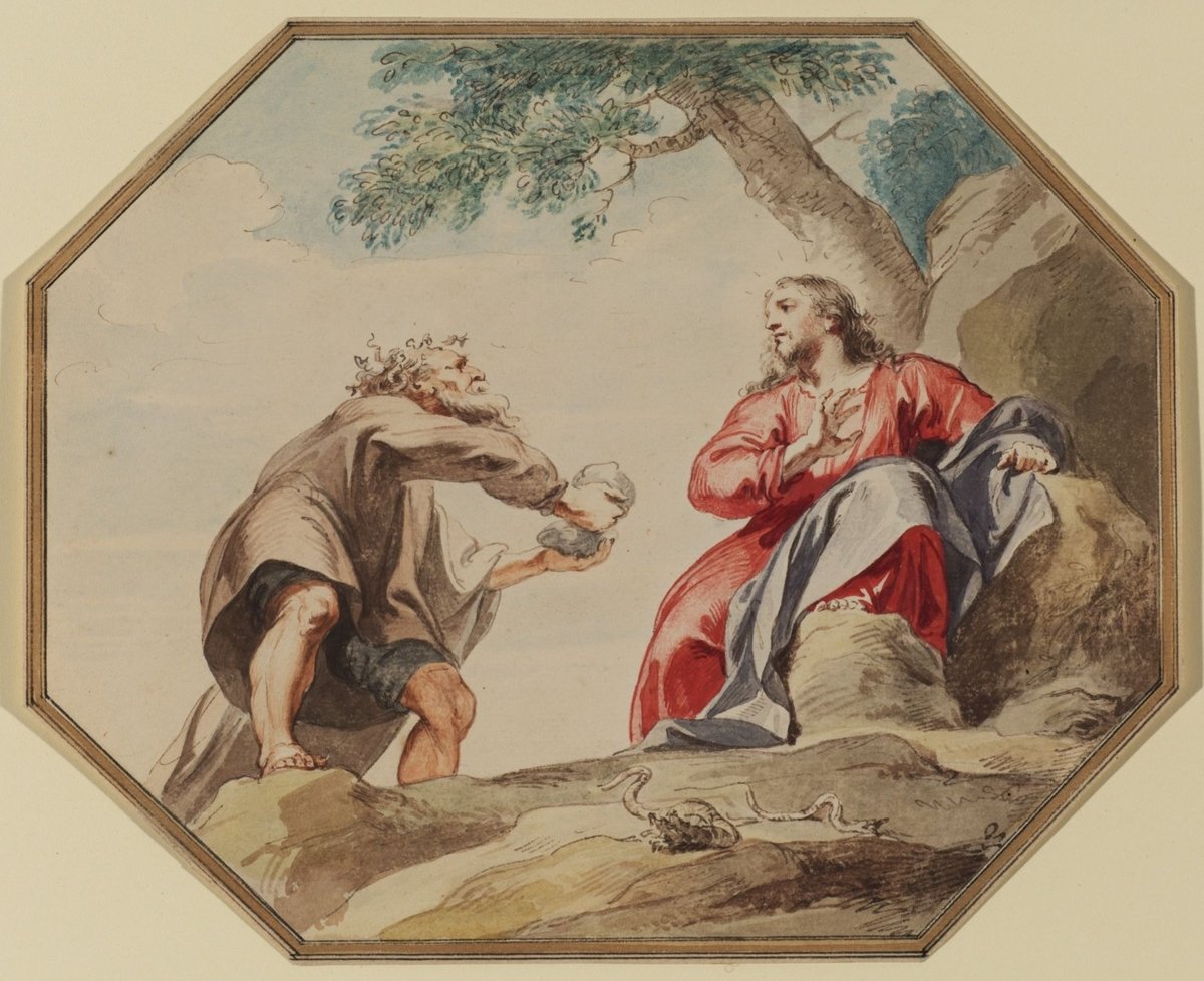 Temptation of Christ by Giovanni Gaddi