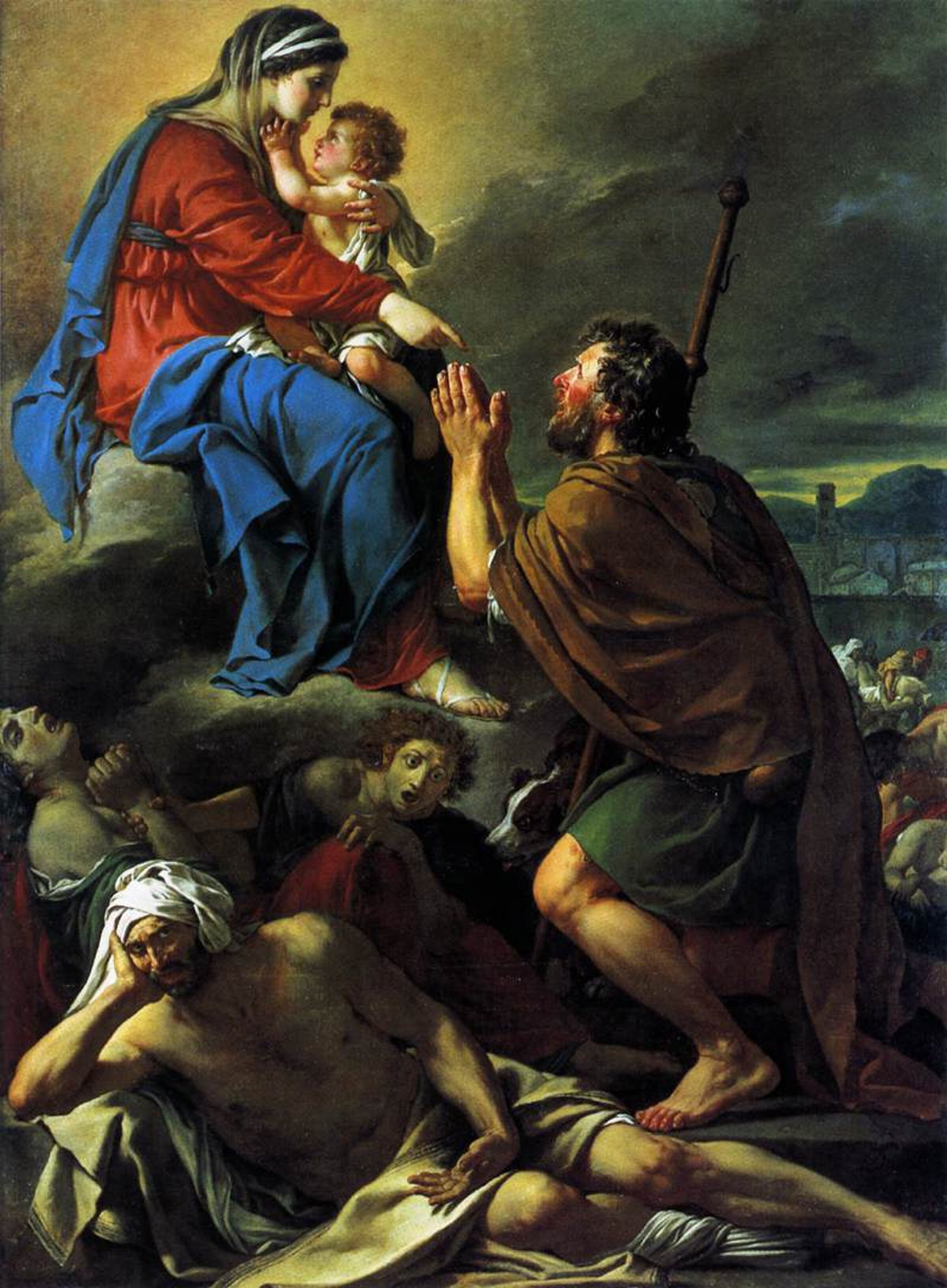 Saint Roch interceding with the Virgin — 1780