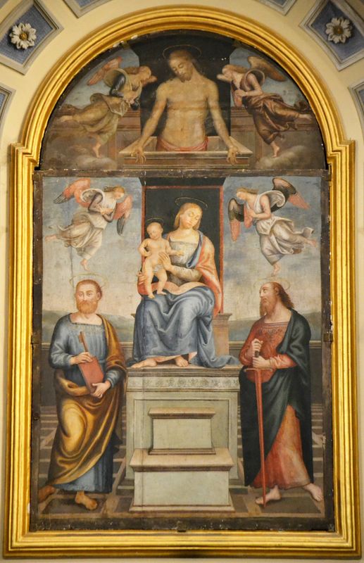 Madonna and Child with Saints Peter and Paul