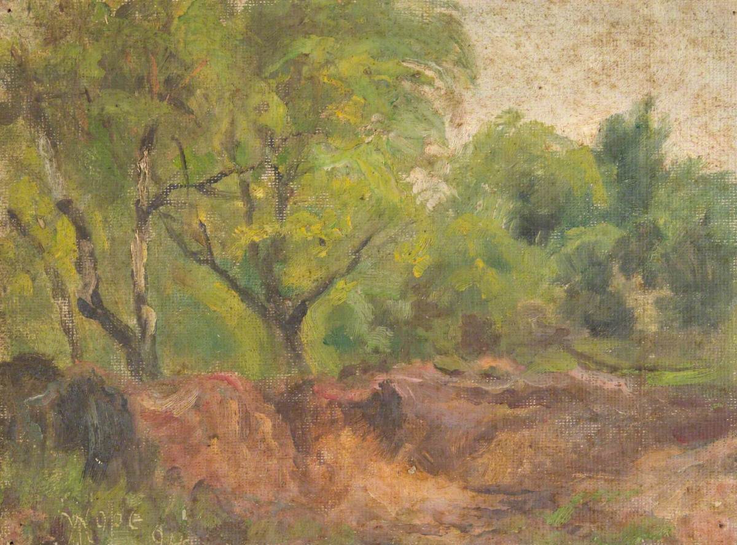 At the Foot of Addington Hills, Croydon, Surrey by William Henry Hopkins