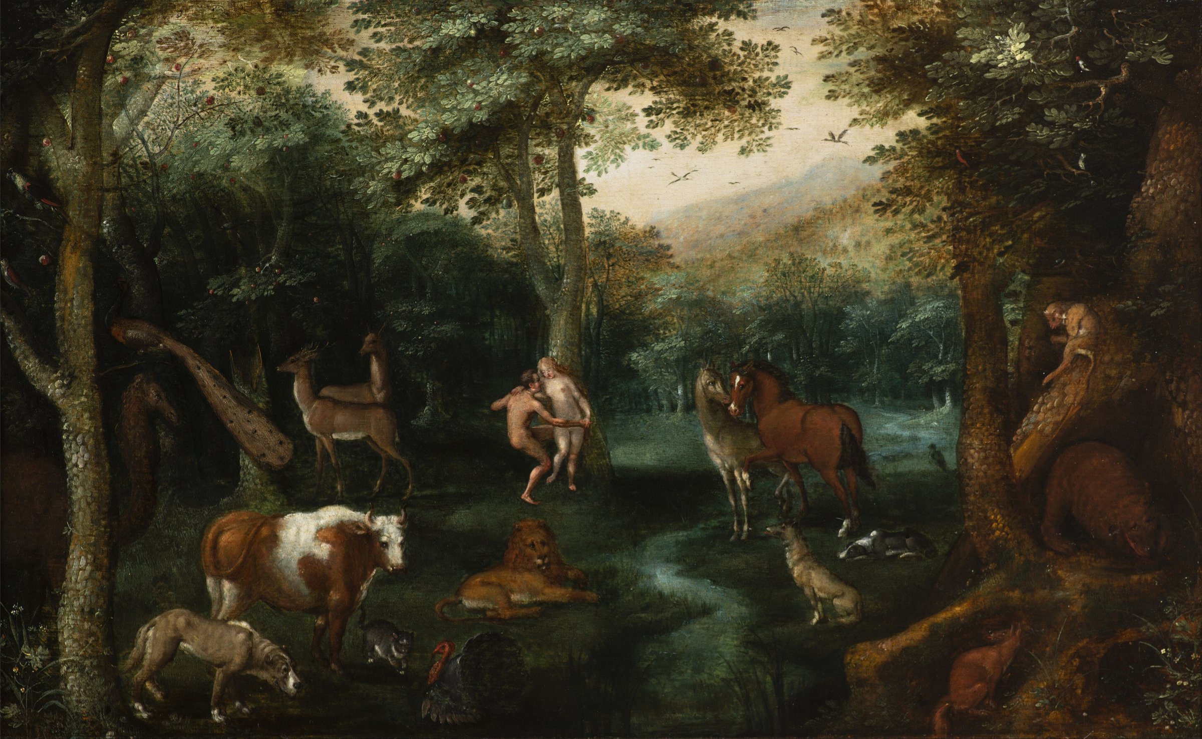The Garden of Eden and the Fall of Adam and Eve by Jacob Savery