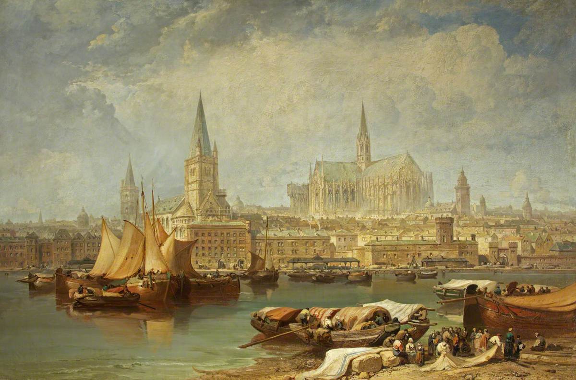 Cologne Cathedral, 1869 by James Landrum Webb