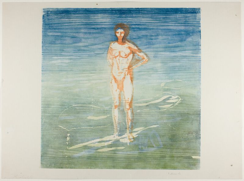 Man Bathing