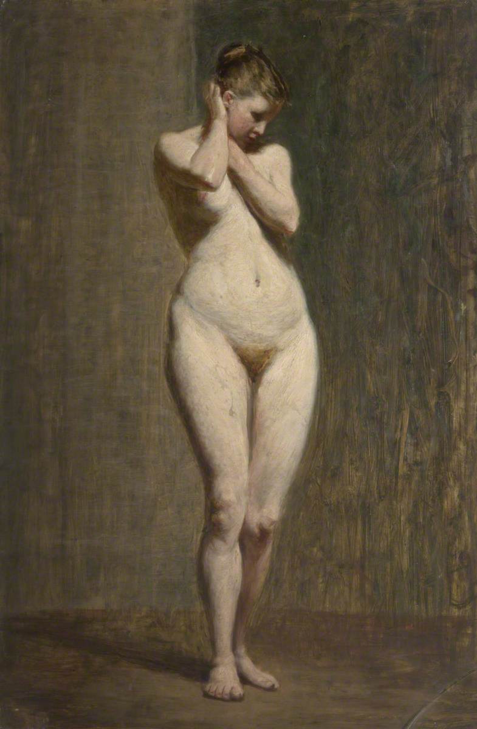 Standing Female Nude by John Robertson Reid