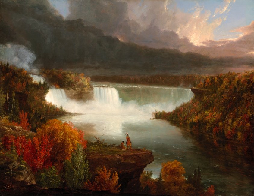 Distant View of Niagara Falls by Thomas Stewardson