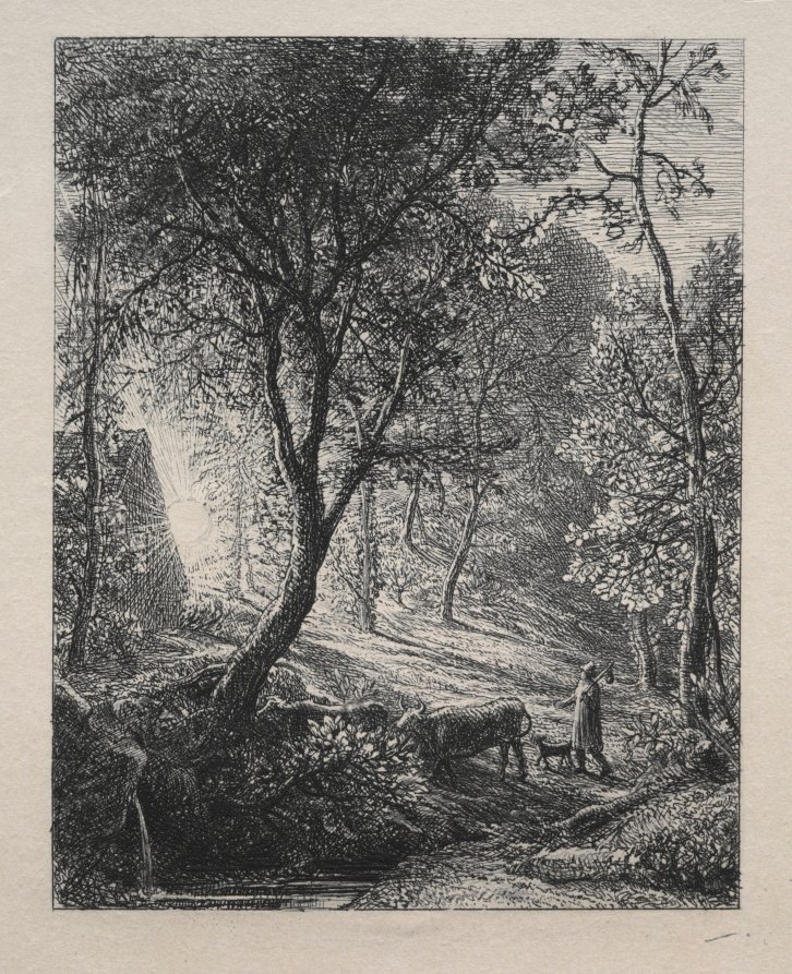 The Herdsman's Cottage by Samuel Palmer