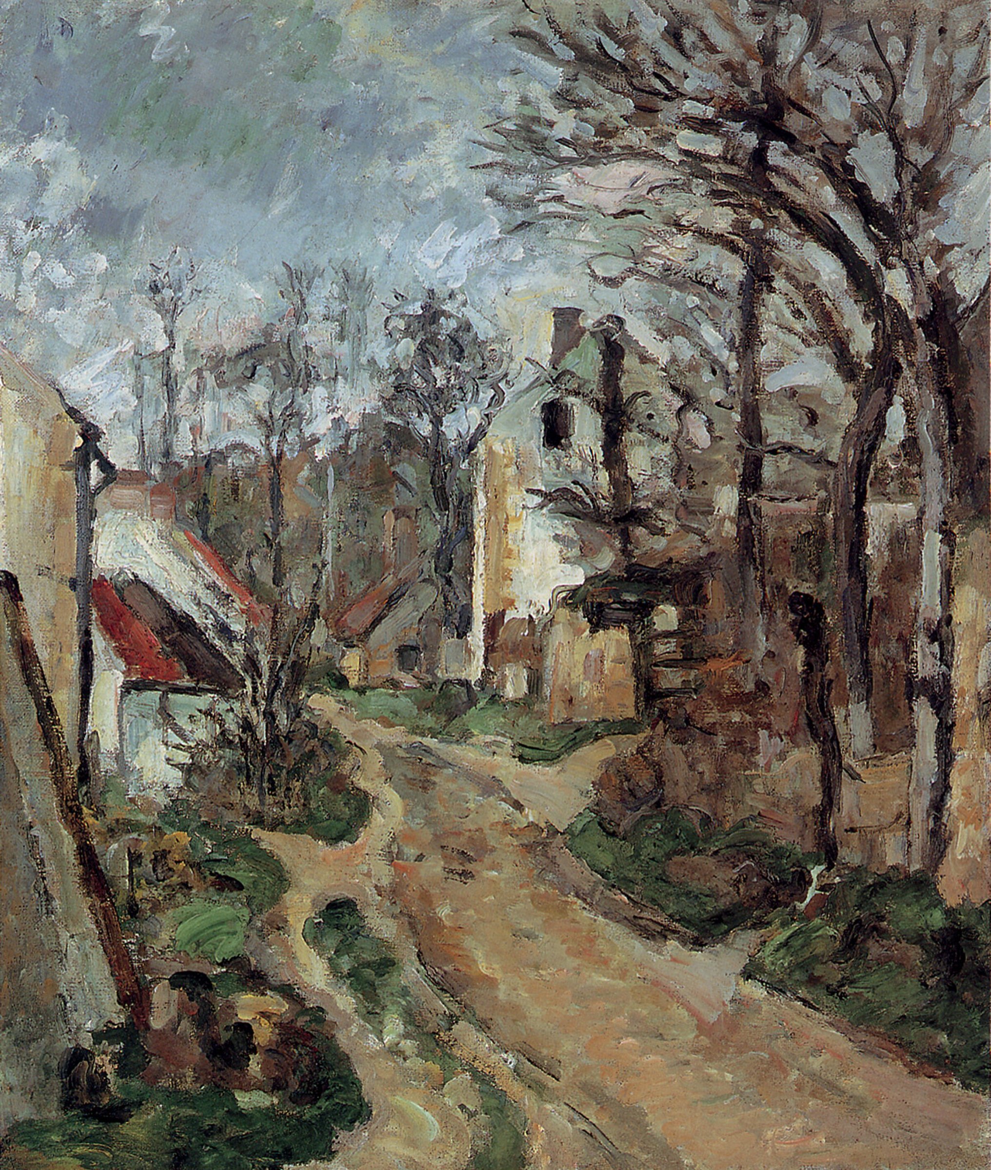 La Vieille Route à Auvers-sur-Oise (Old Road at Auvers-sur-Oise) — 1872