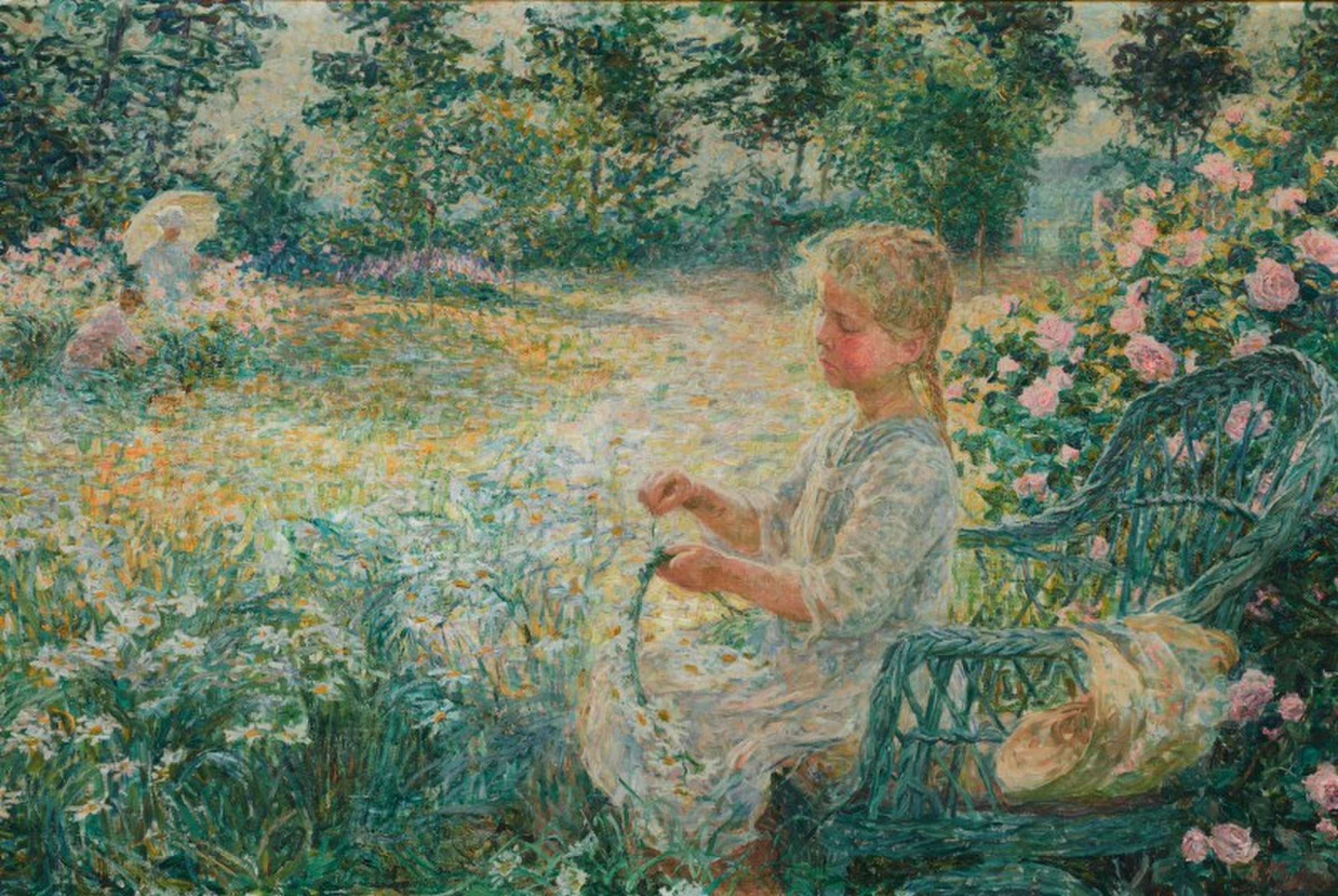 Girl In The Garden by Jenny Montigny