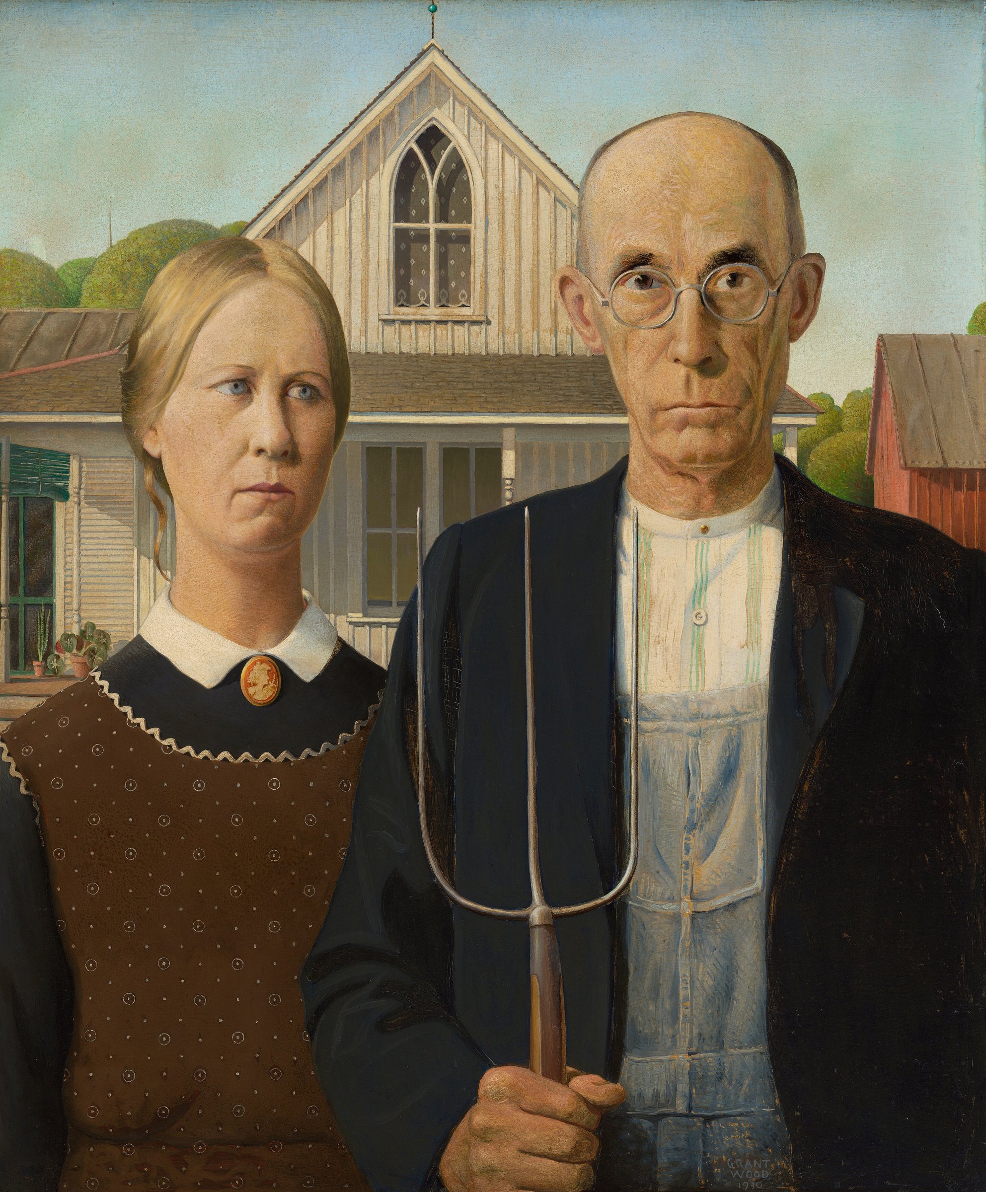 American Gothic by Okada Saburosuke