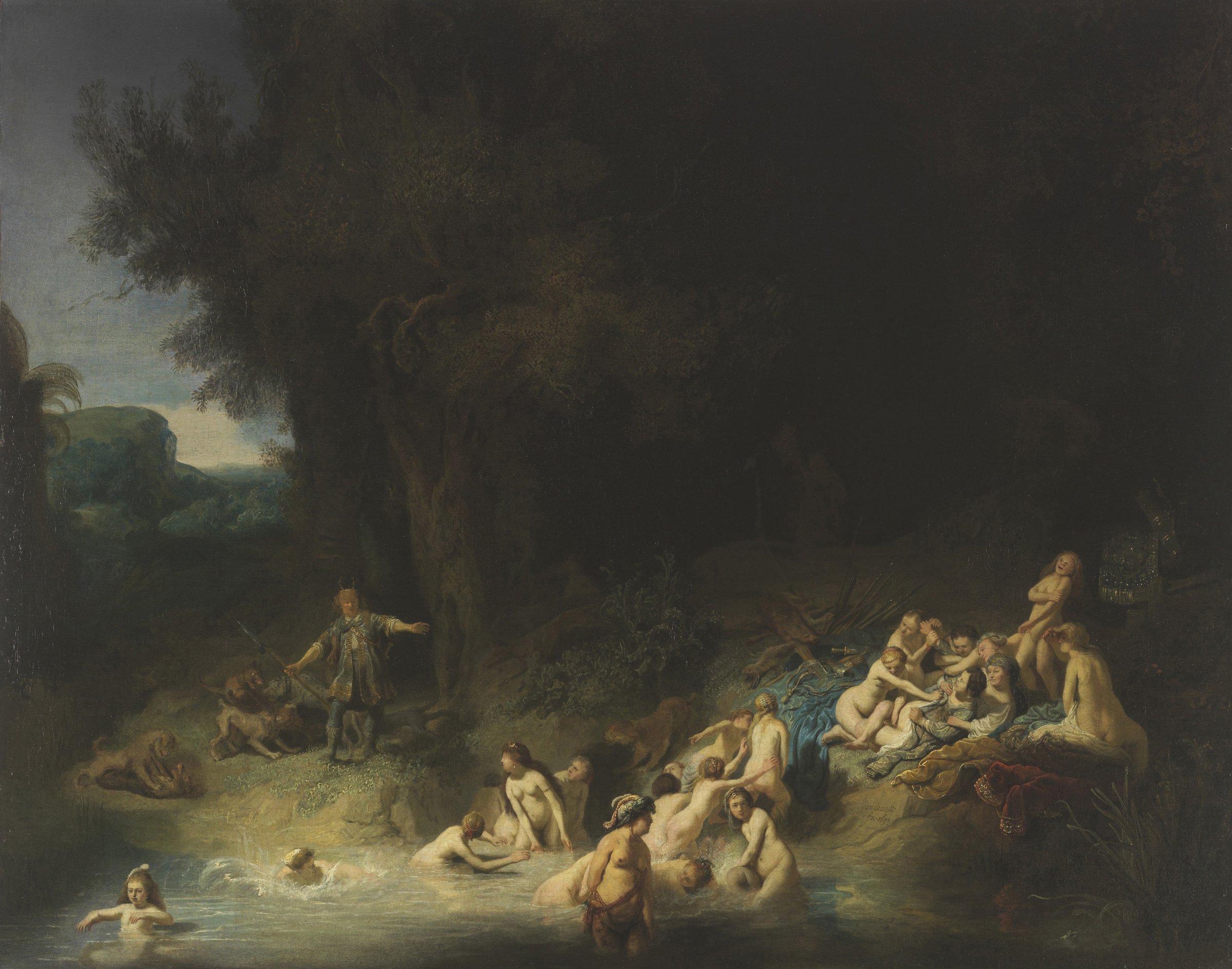 Diana and Actaeon by Ercole Graziani the Younger