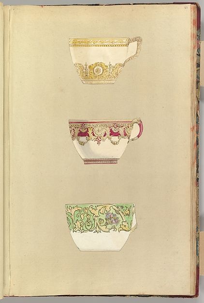 Three Designs for Decorated Cups