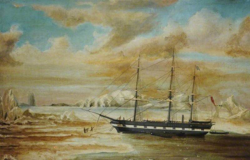 The 'Diana' in an Ice Dock