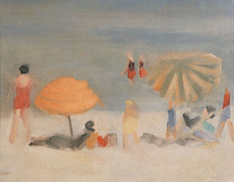 Beach scene