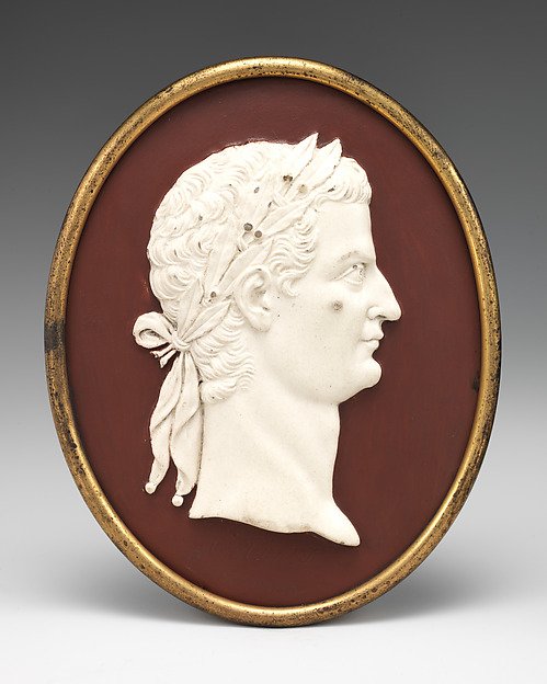 Bust of a Roman emperor, probably Emperor Caius Caesar by Josiah Wedgwood