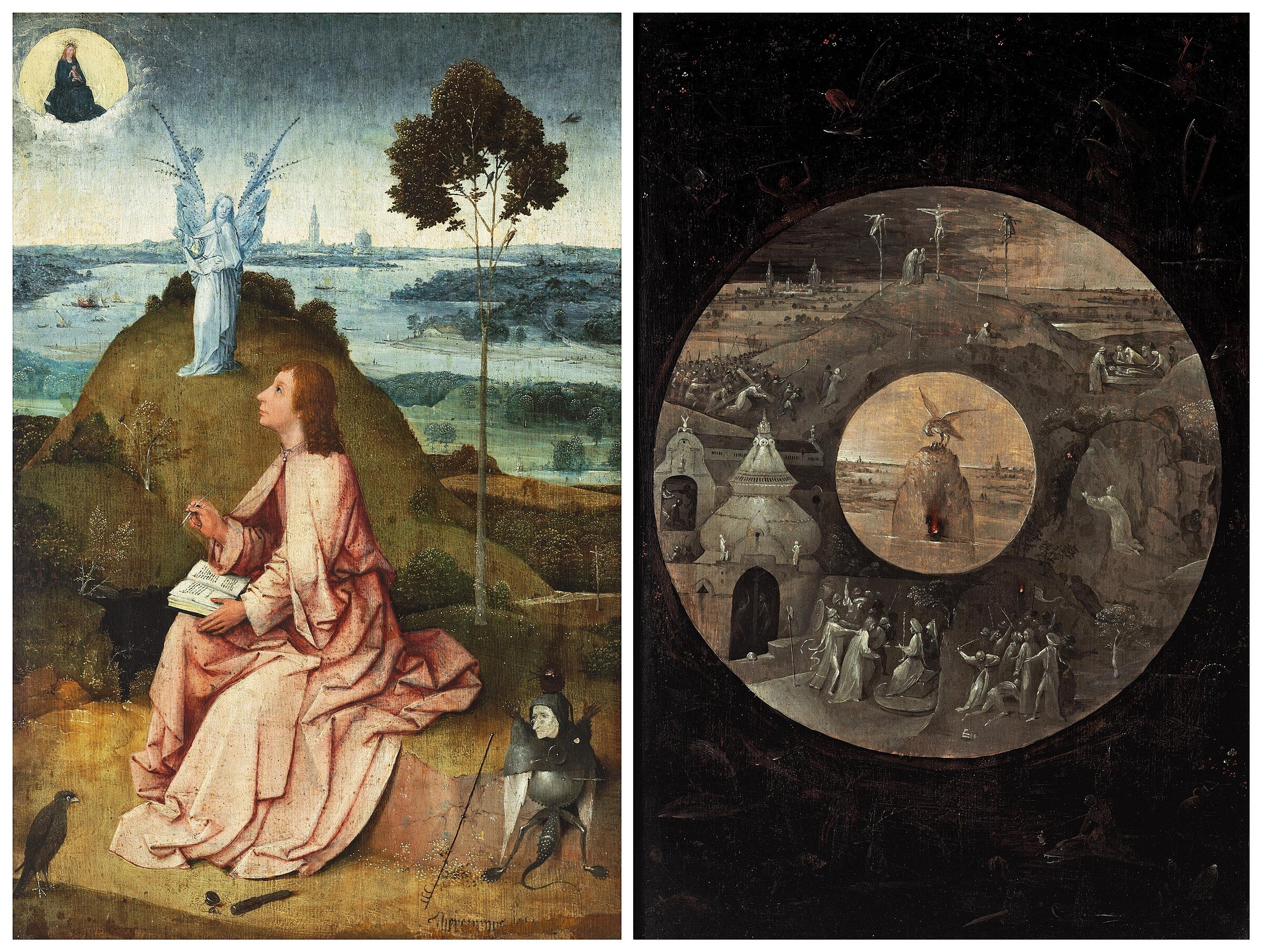 St. John on Patmos by Hieronymus Bosch