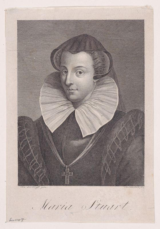 Mary, Queen of Scots (frontispiece, from "Theater, von Schiller," volume 4)