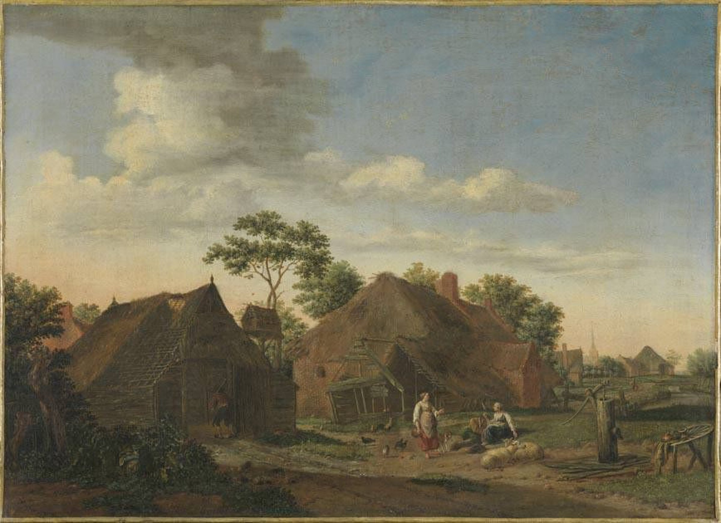 Village Landscape by Birgit Cullberg
