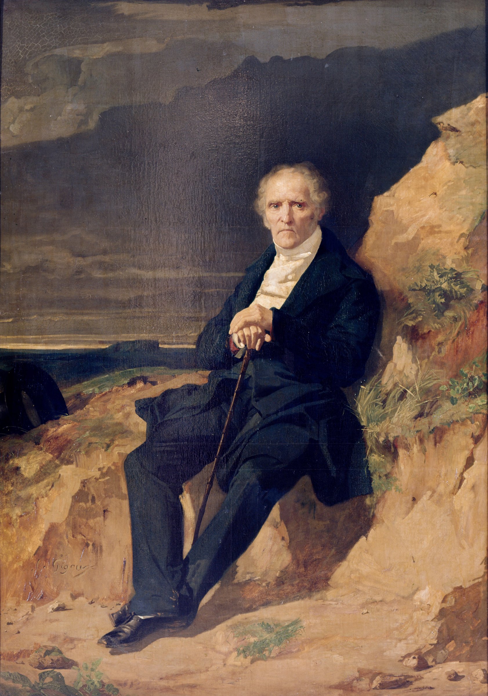 Portrait of Charles Fourier by Jean Gigoux