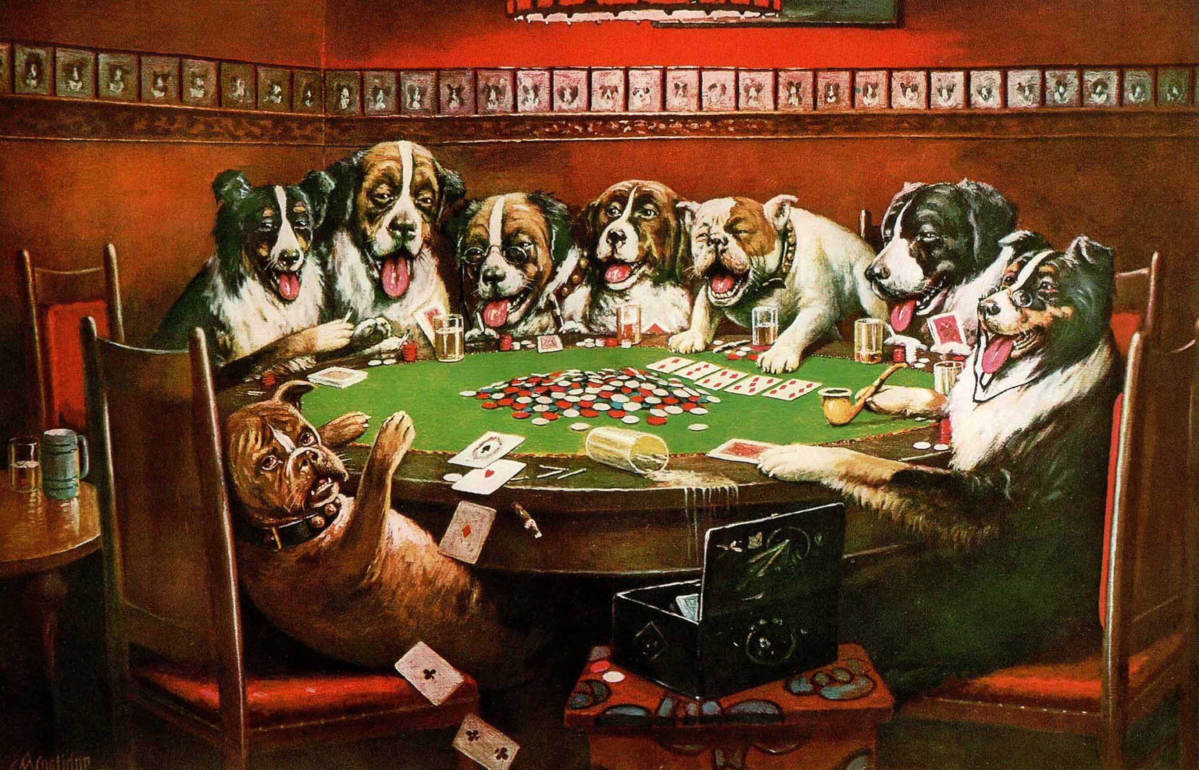 Poker Sympathy by Cassius Marcellus Coolidge