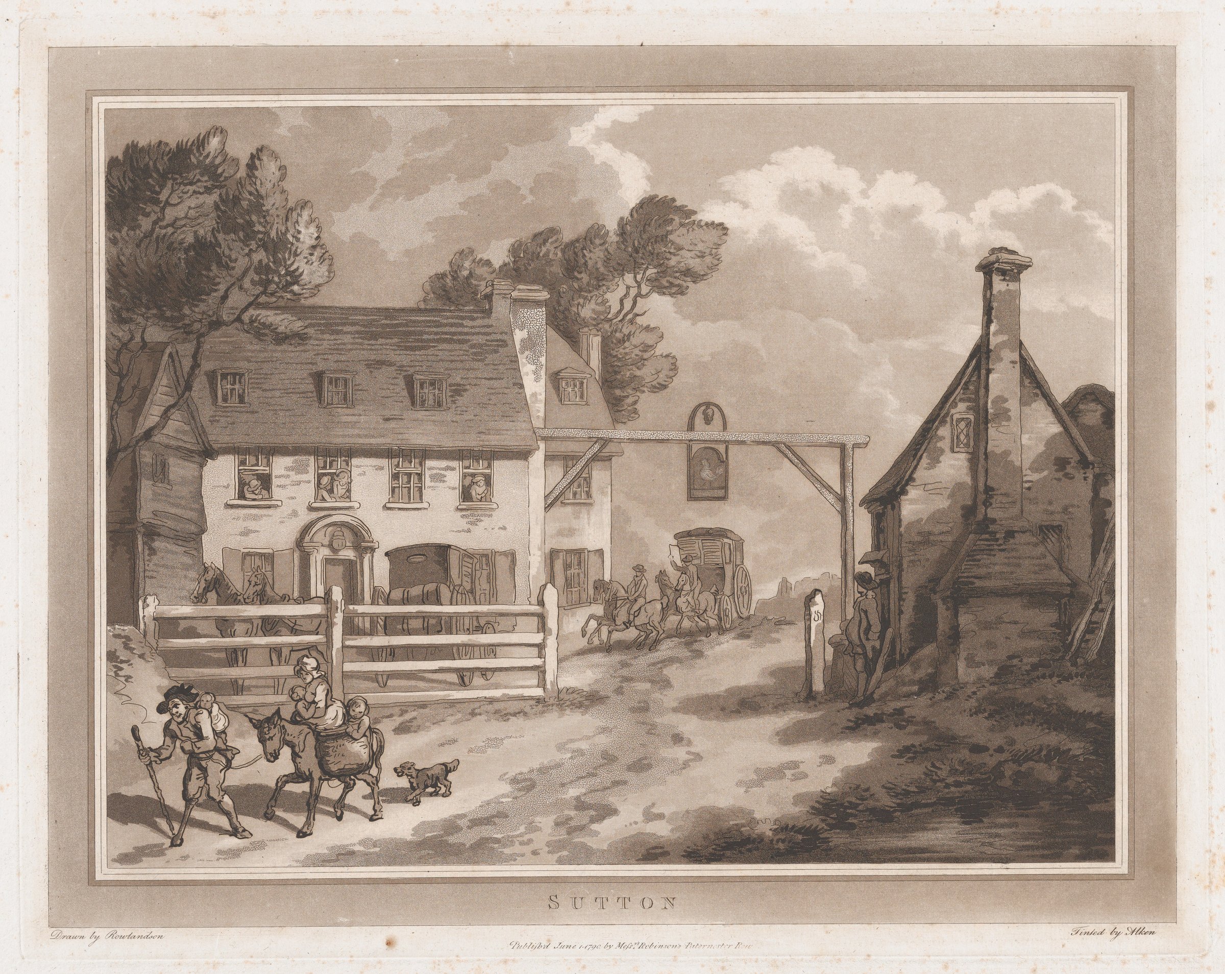 Sutton (An Excursion to Brighthelmstone) by Samuel Robinson