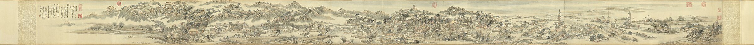 Image of an Empire in Peace and Prosperity by Zhou Kun