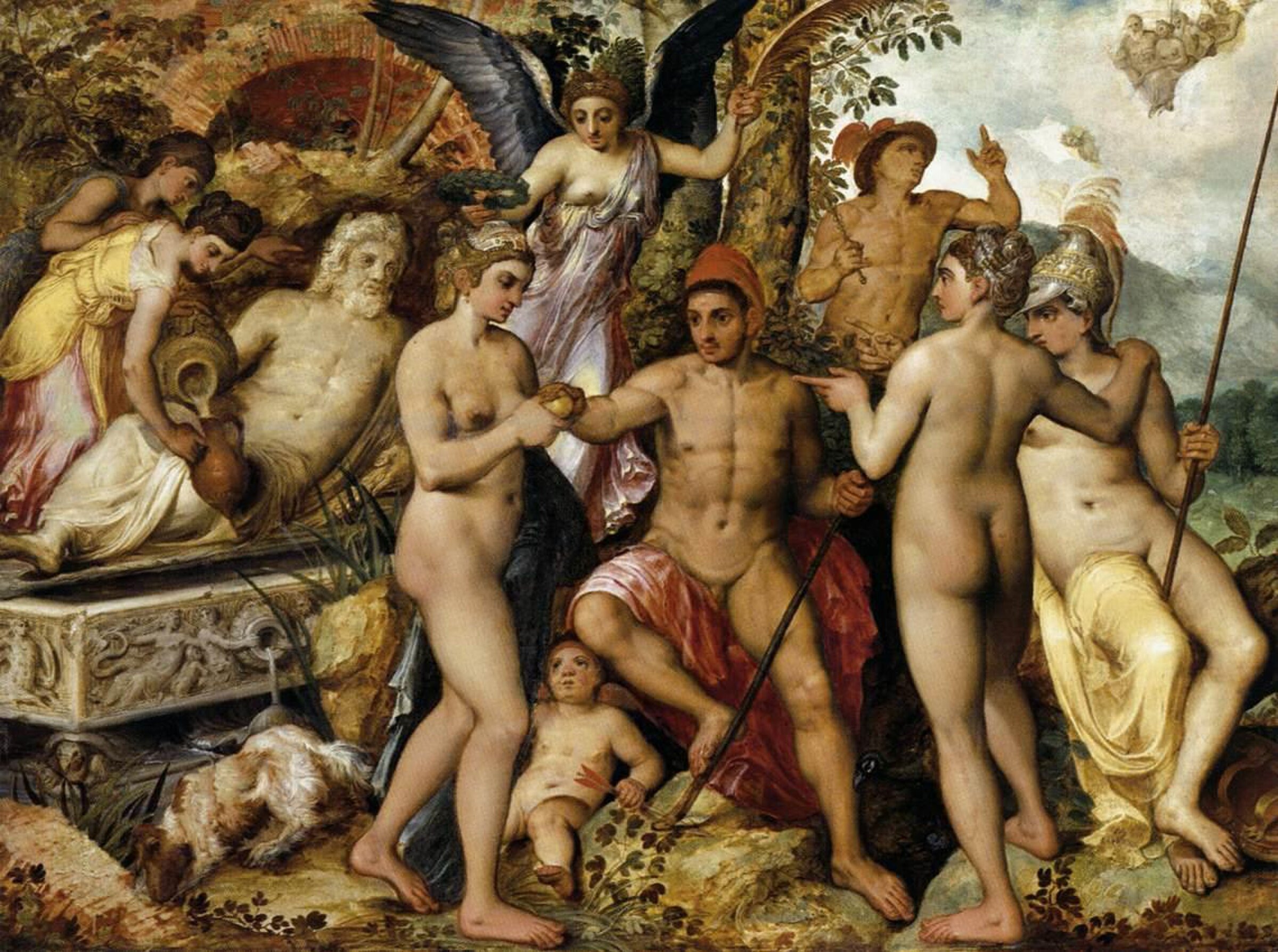 Judgement of Paris by Frans Floris